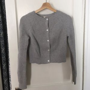 Cropped Button Up GAP Cardigan
